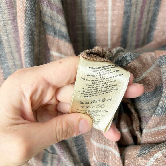 Free People Loveland Wool Blend Striped Jumpsuit - Picture 7 of 10